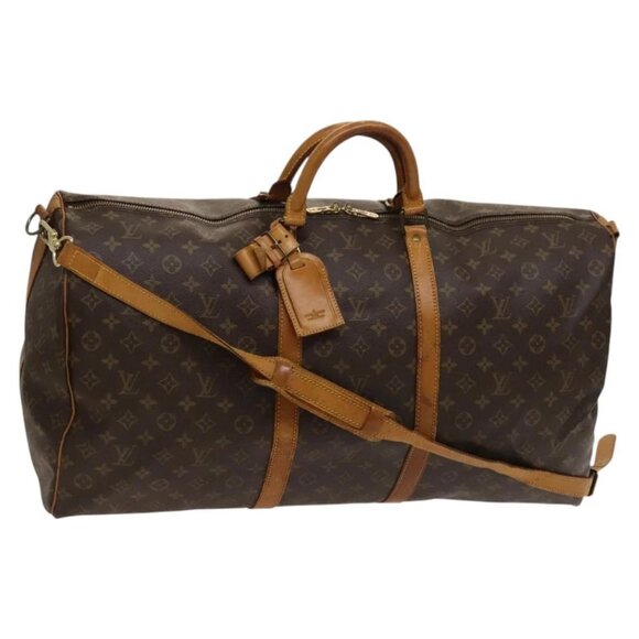 LOUIS VUITTON Monogram Keepall Bandouliere 60 Boston Bag M41412 LV Auth ti3031 - Picture 1 of 16